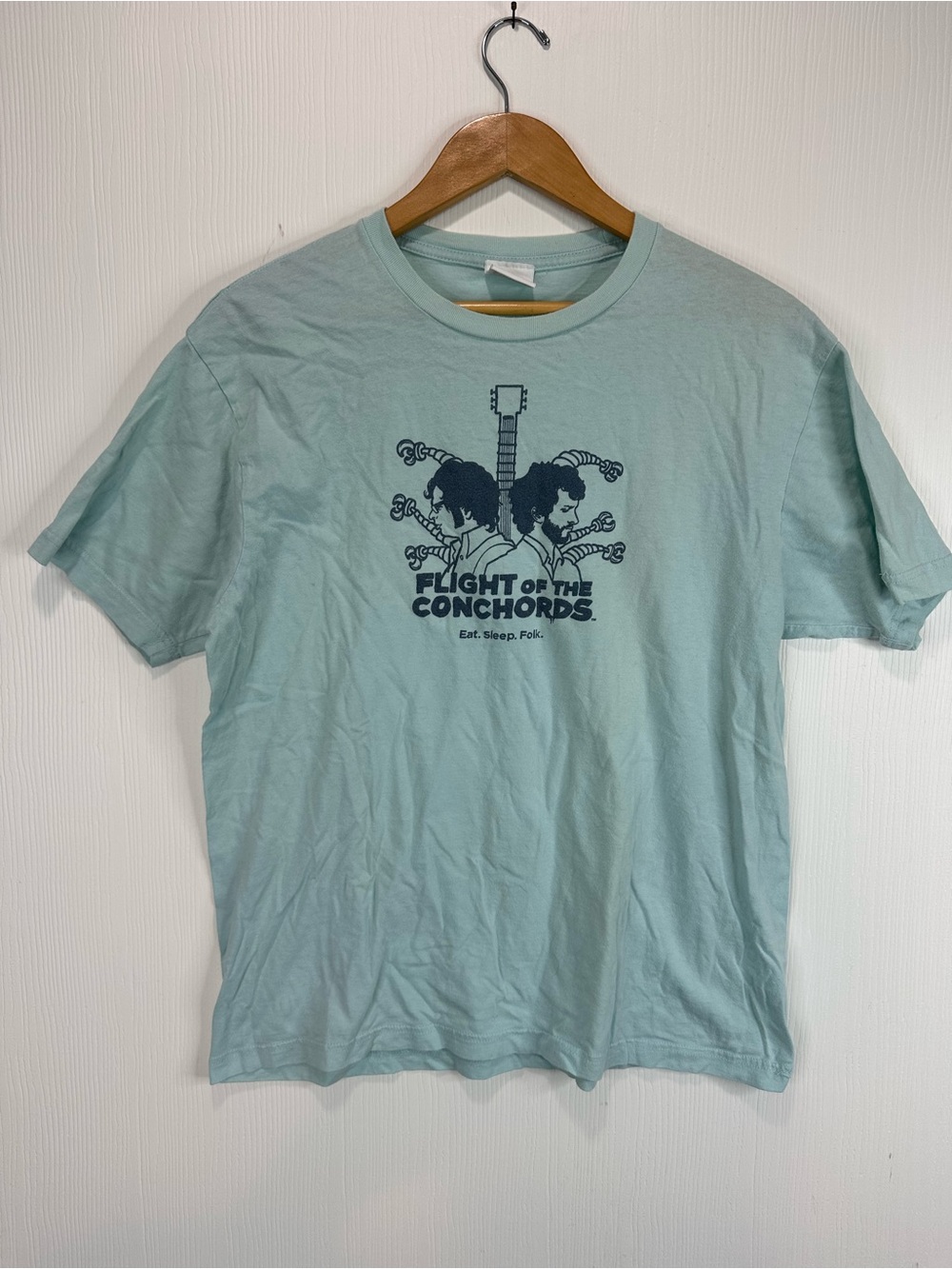 Flight of the Conchords Light Teal Graphic Tee